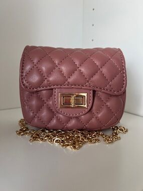 Urban Expressions - Learn From The Best Rosewood Pink Quilted Purse